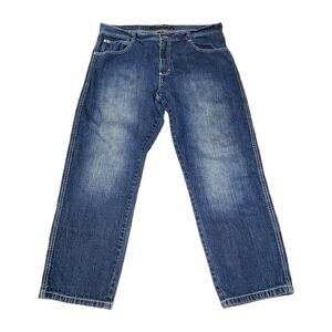Southpole Baggy Jeans Mens 40x32 Blue Y2K Hip Hop Loose Fit Denim
